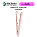2 in 1 Ceramic Hair Straightener Curling Iron Volumizing Flat Iron for High Crown Root Lift