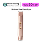 2 in 1 Rechargeable Electric Trimmer for Women Intimate & Body Hair Removal Tool
