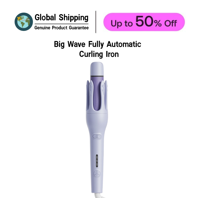 Automatic Rotating Hair Curler Big Wave Auto Curling Iron Long Lasting Hair Styling Tool