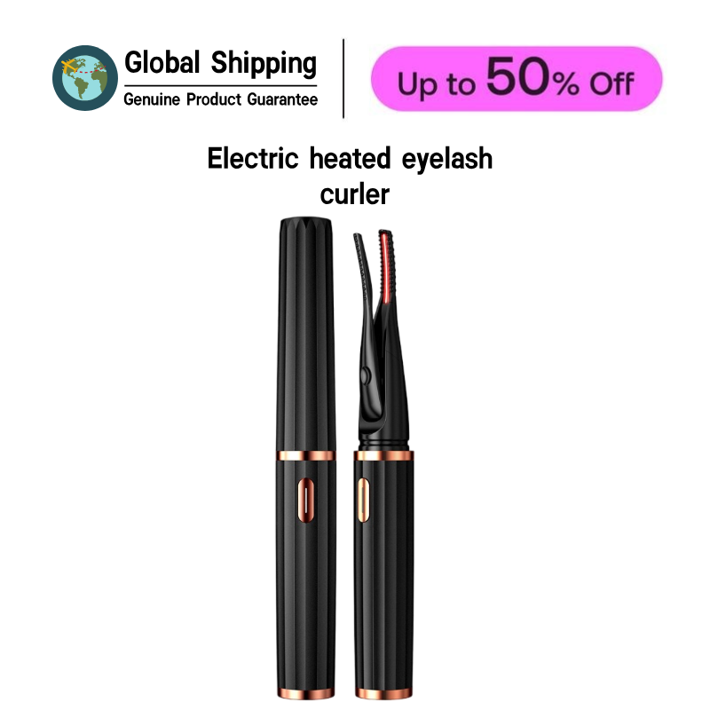 Electric Heated Eyelash Curler Long Lasting Styling Portable Heated Lash Perm Curling Tool