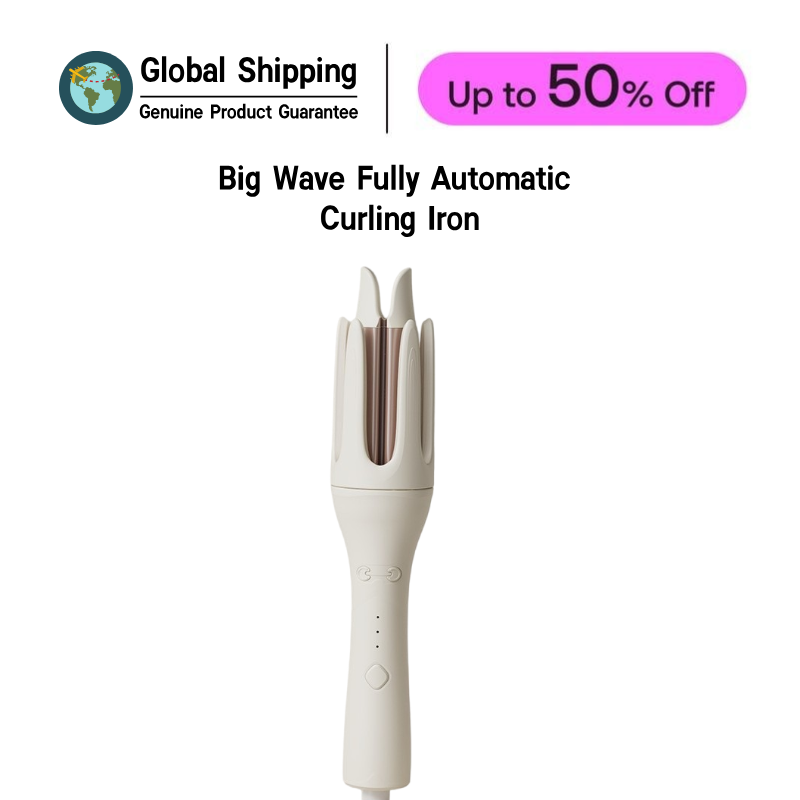 Automatic Rotating Hair Curler Big Wave Korean Style Lazy Curls No Damage Electric Curling Iron