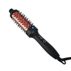 Infrared Hair Straightener Brush 2 in 1 Curling Brush Hair Styler for Short Hair Home Use