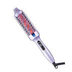 Infrared Hair Straightener Brush 2 in 1 Curling Brush Hair Styler for Short Hair Home Use
